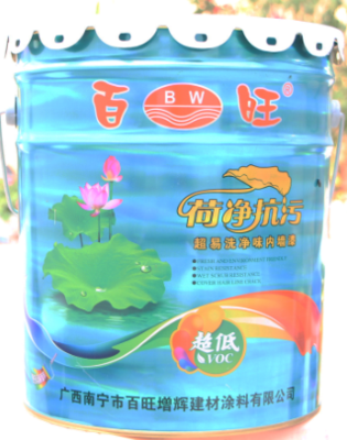 [荷净抗污]百旺超易洗净味墙内漆